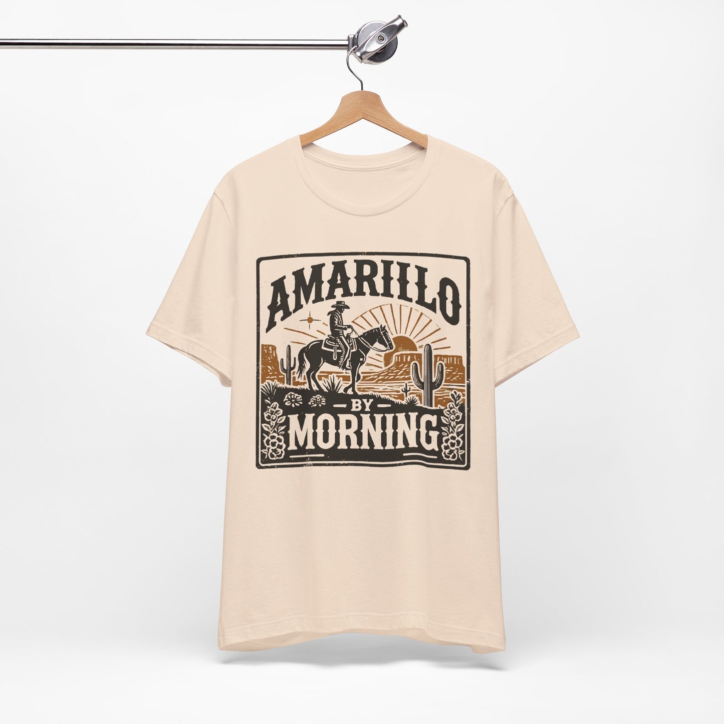 Amarillo By Morning Cowboy T‑Shirt | Western Rodeo Graphic Tee