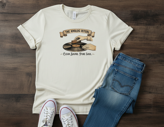 Record Player T-Shirt - Vintage Vinyl Tee for Music Lovers