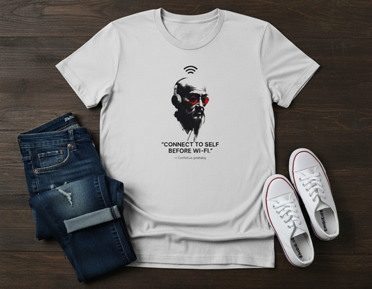 Connect to Self T-Shirt - Mindfulness Gift for Everyone