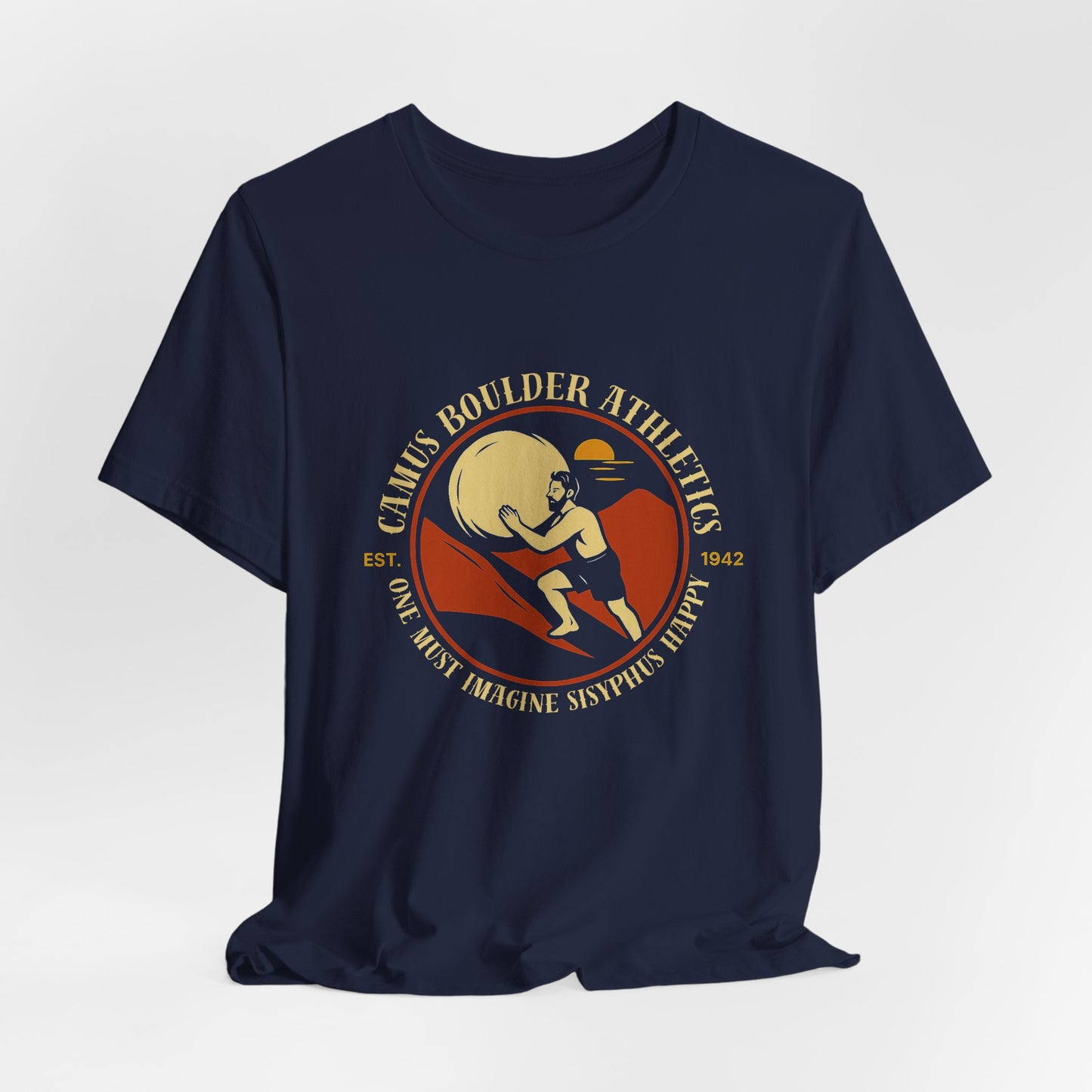 Sisyphus Pun Tee: Funny Existential Philosophy Shirt