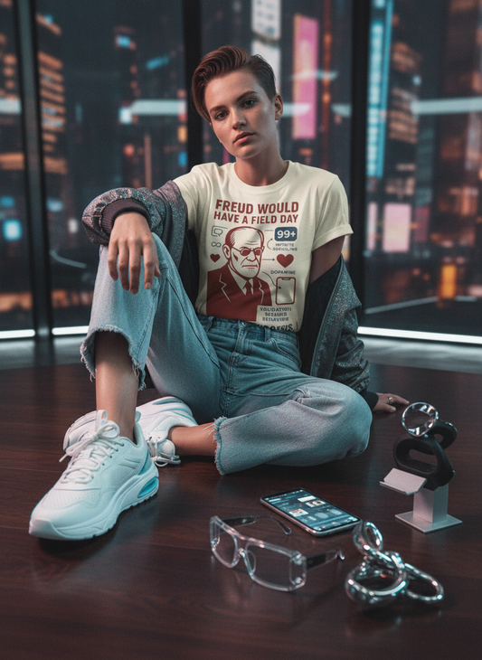 Freud T-Shirt: Psychoanalysis Humor Gift Tee