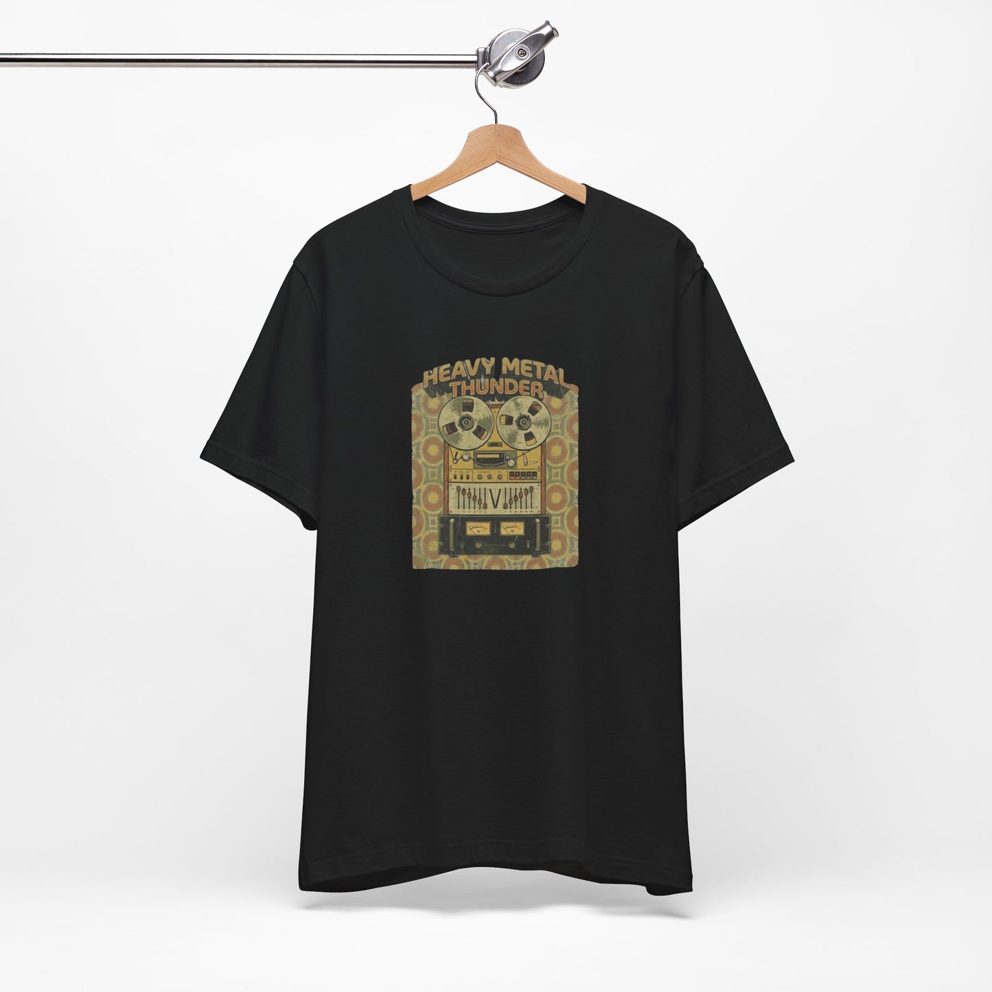 Retro Heavy Metal Cassette Graphic Tee - Music Lover Gift