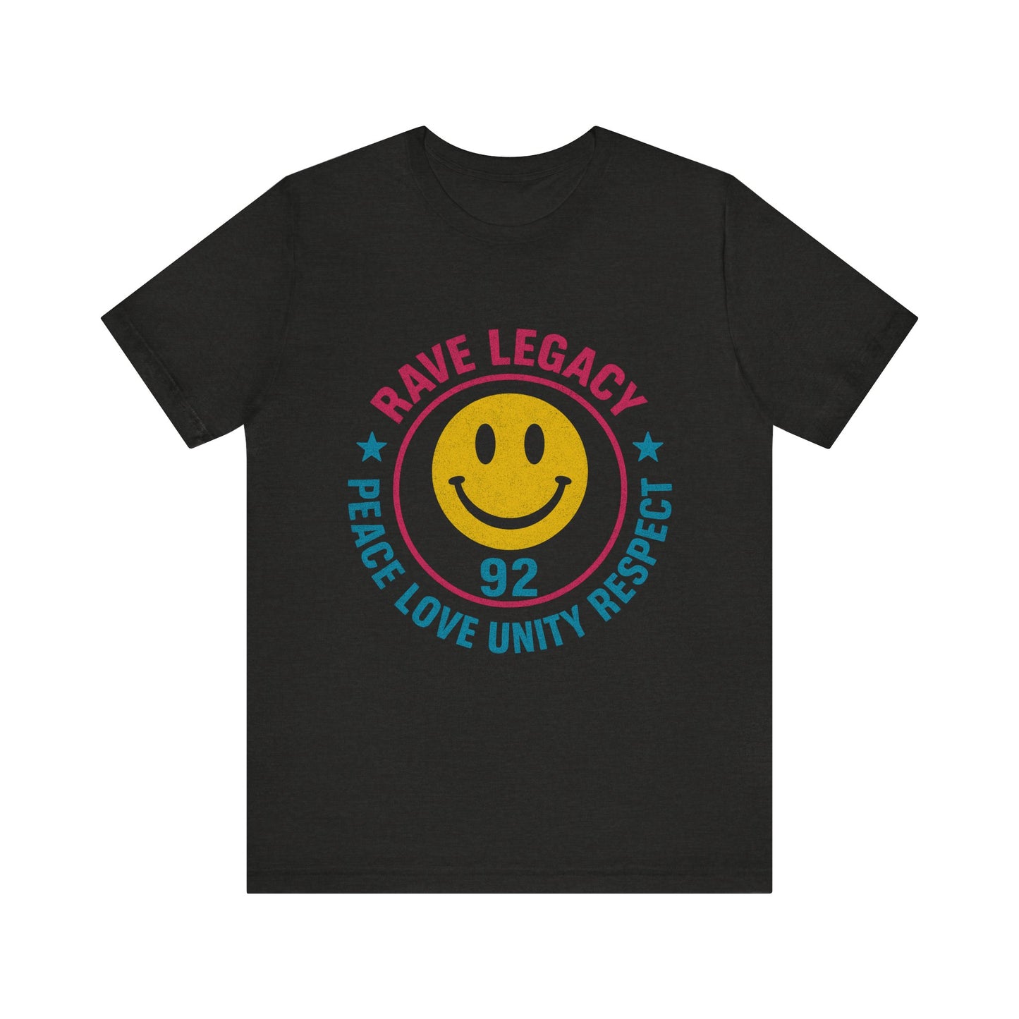 90s Rave Smiley Face Tee | Acid House Music Shirt