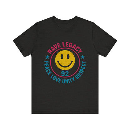 90s Rave Smiley Face Tee | Acid House Music Shirt