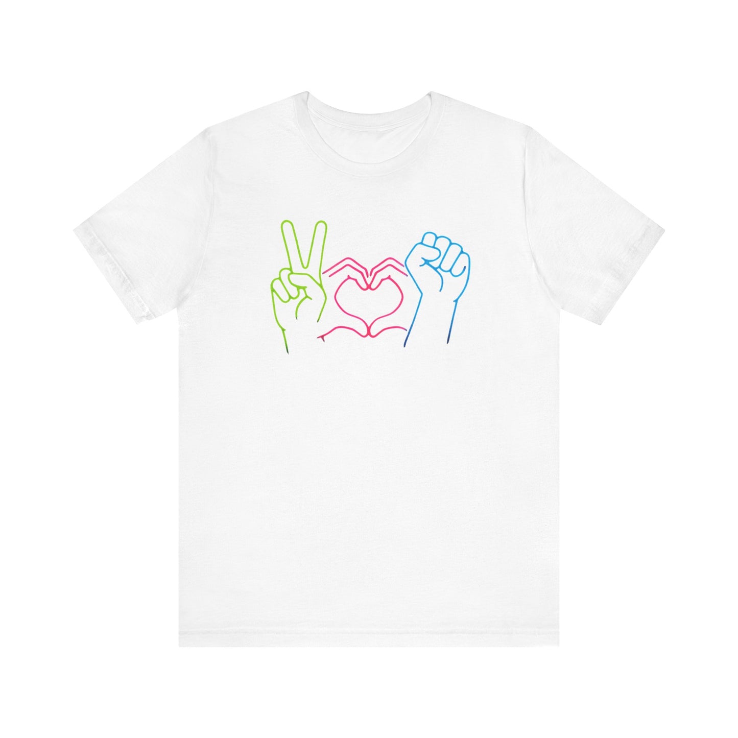 Unity Hands Tee - Peace, Love & Social Justice Shirt