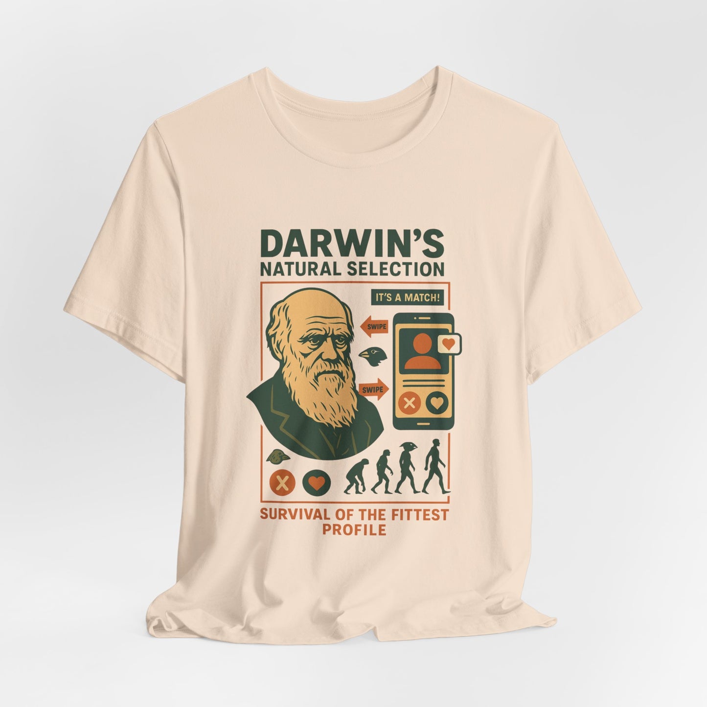 Evolution Science Graphic T-Shirt - Darwin Tee