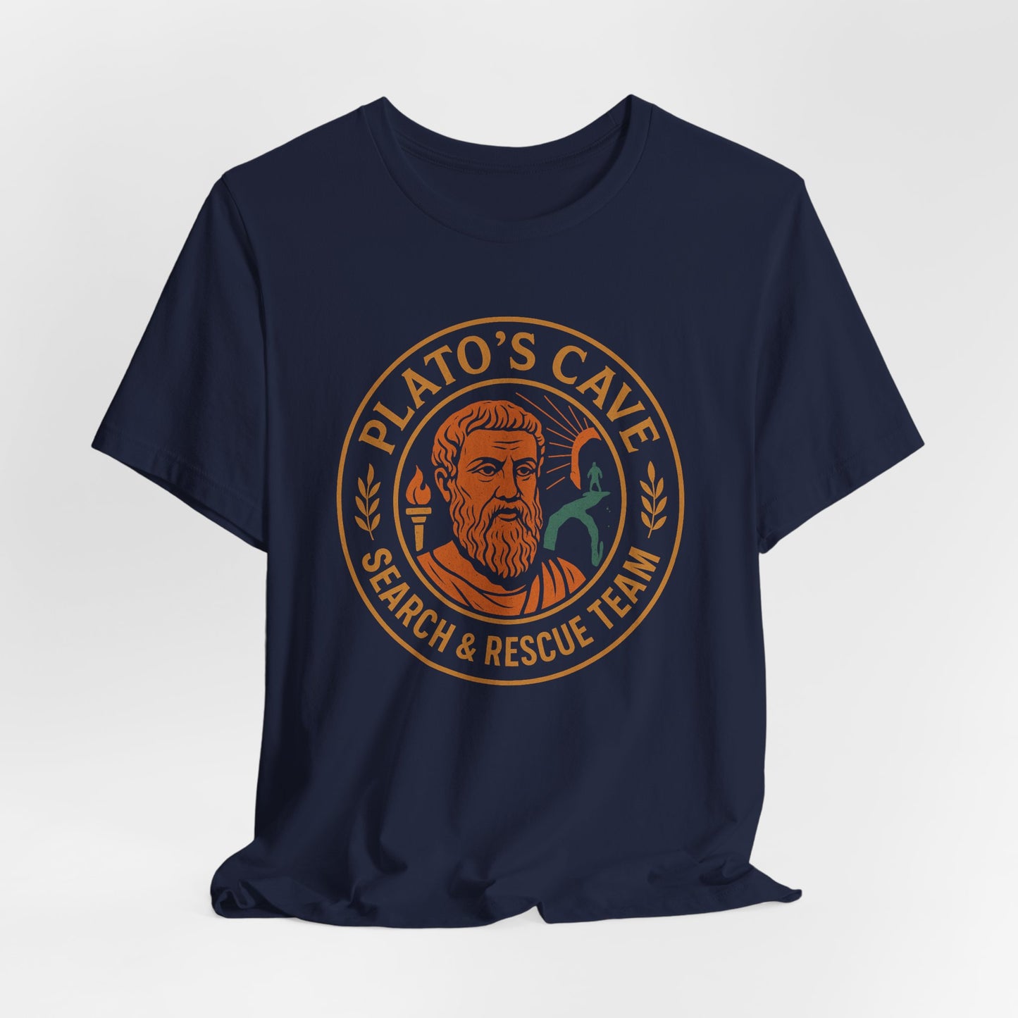 Plato's Cave Rescue Tee | Philosophy Humor Gift