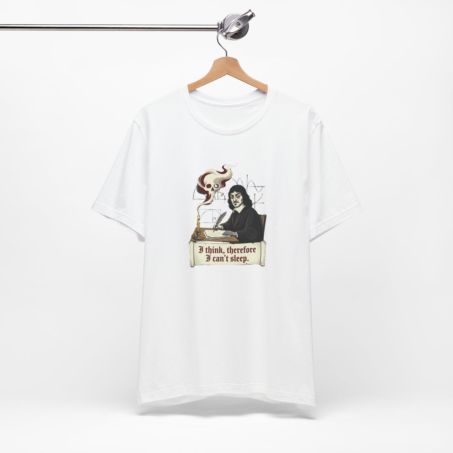 Philosopher Skull T-Shirt - Funny Gift for Thinkers