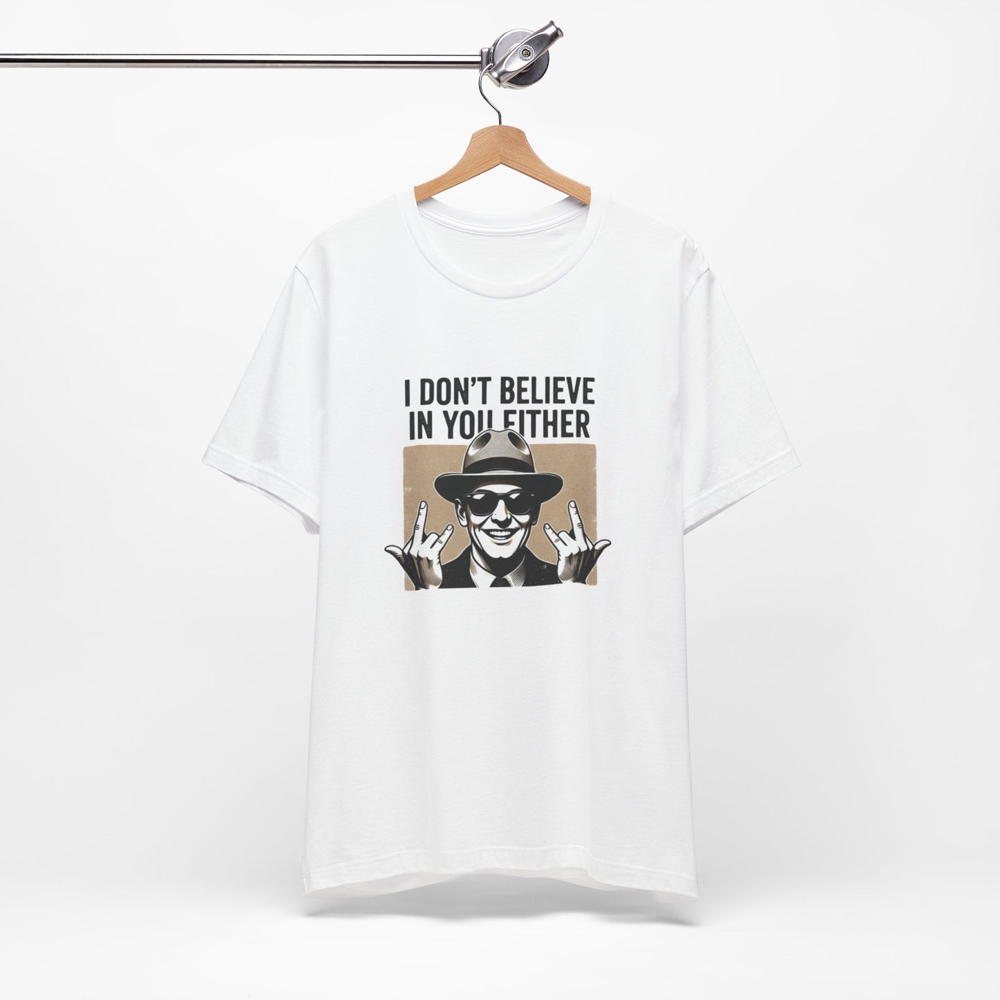 Sarcastic Skeptic T-Shirt - Funny Retro Graphic Tee