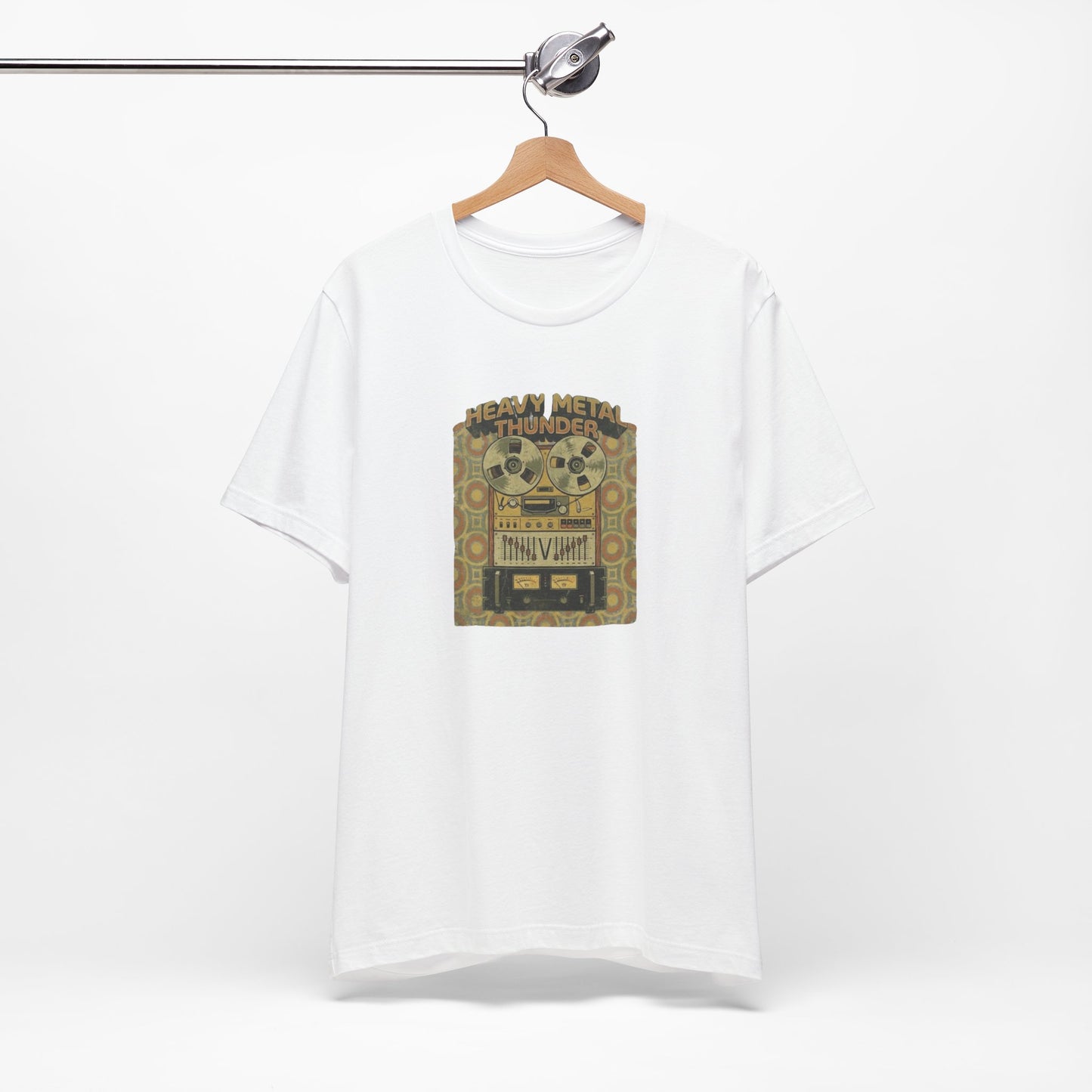 Retro Heavy Metal Cassette Graphic Tee - Music Lover Gift
