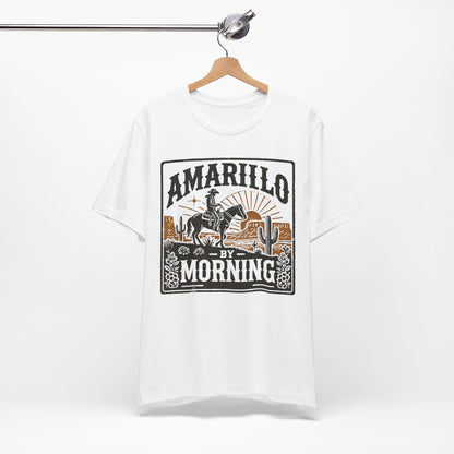 Amarillo By Morning Cowboy T‑Shirt | Western Rodeo Graphic Tee