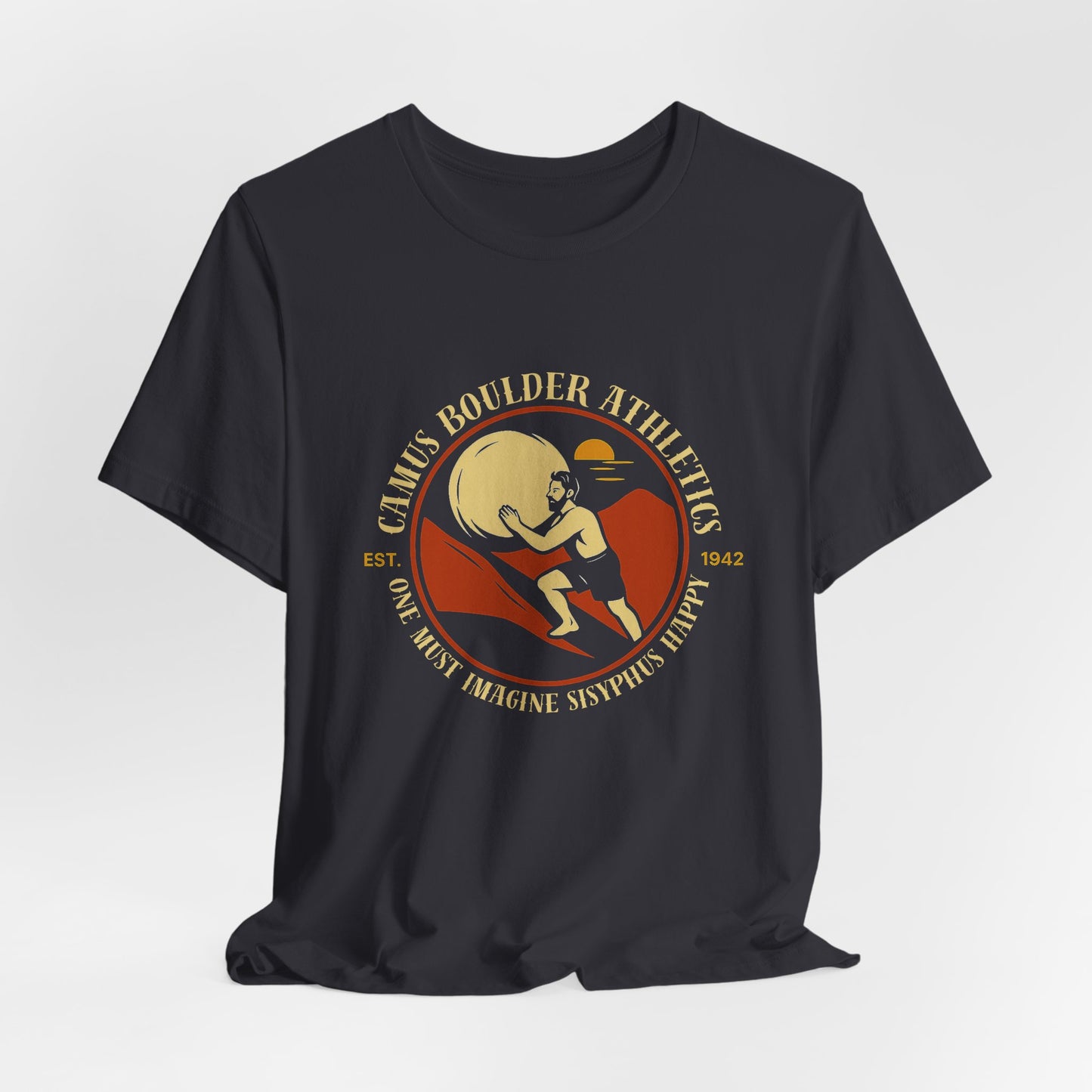 Sisyphus Pun Tee: Funny Existential Philosophy Shirt