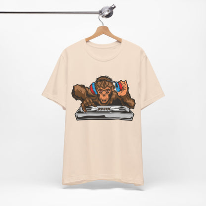 DJ Monkey Graphic Tee - Unique Gift for Music Lovers