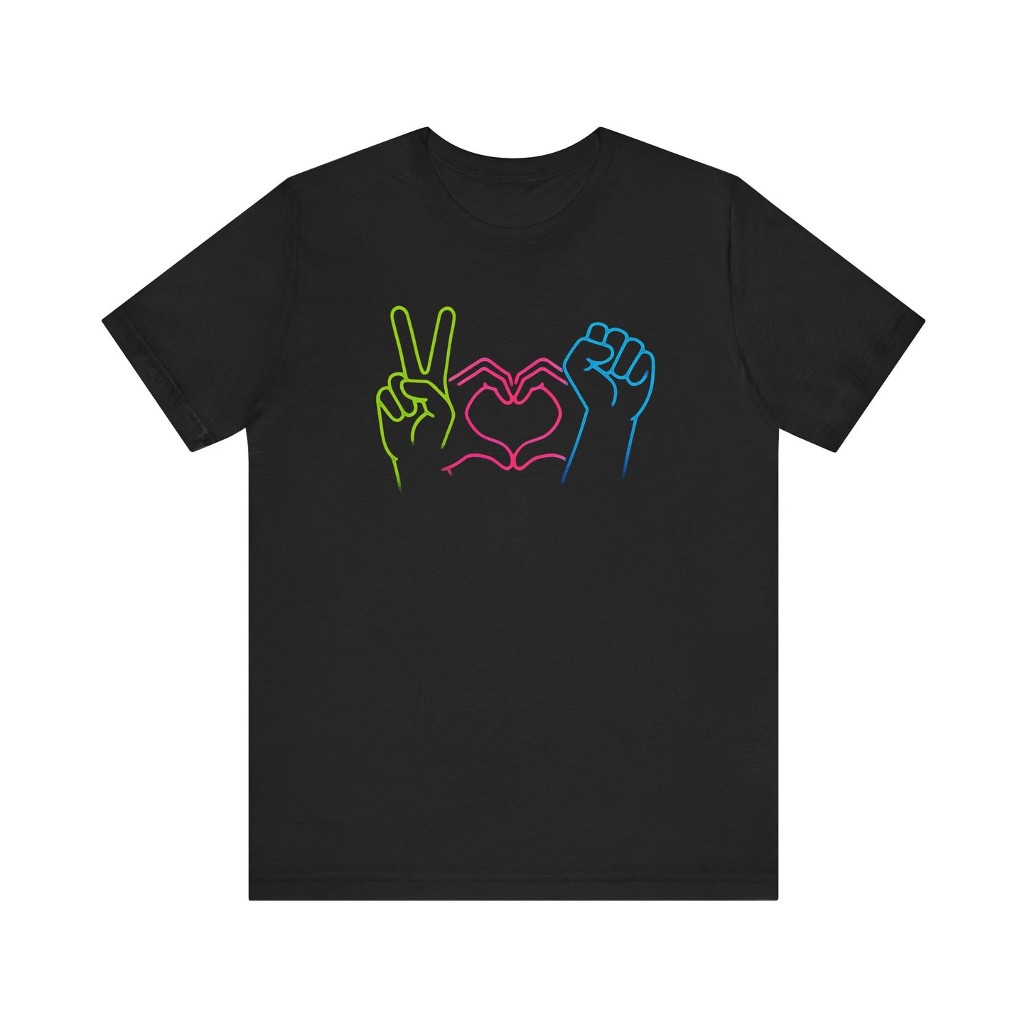 Unity Hands Tee - Peace, Love & Social Justice Shirt
