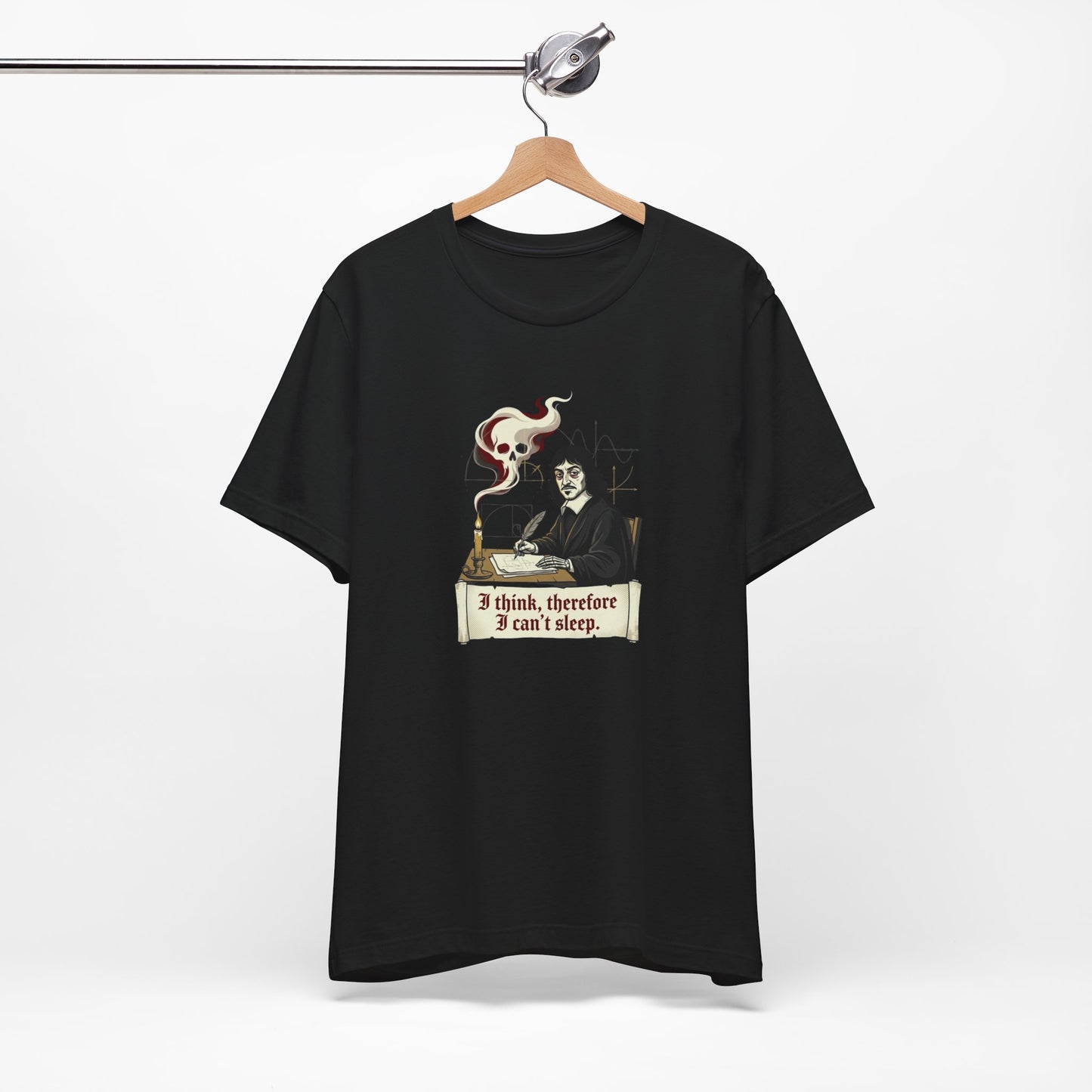 Philosopher Skull T-Shirt - Funny Gift for Thinkers