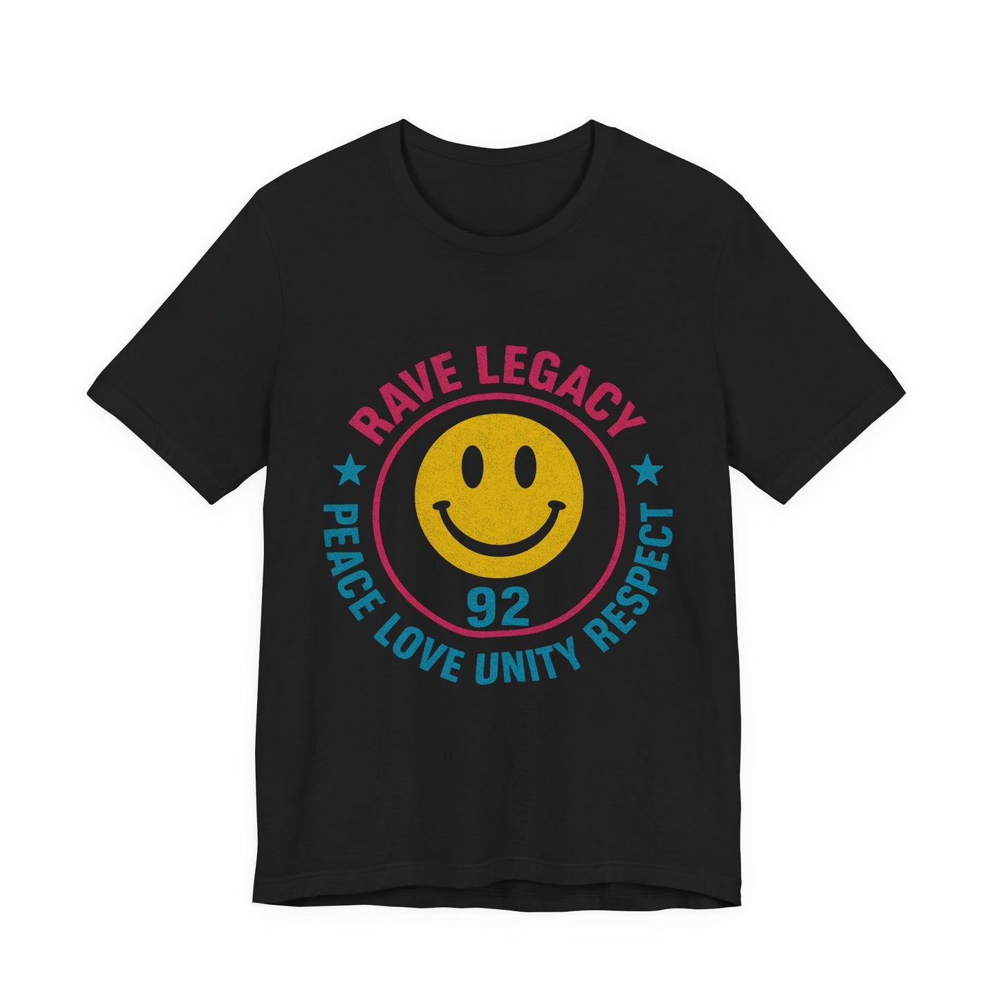 90s Rave Smiley Face Tee | Acid House Music Shirt
