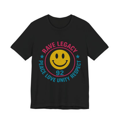 90s Rave Smiley Face Tee | Acid House Music Shirt