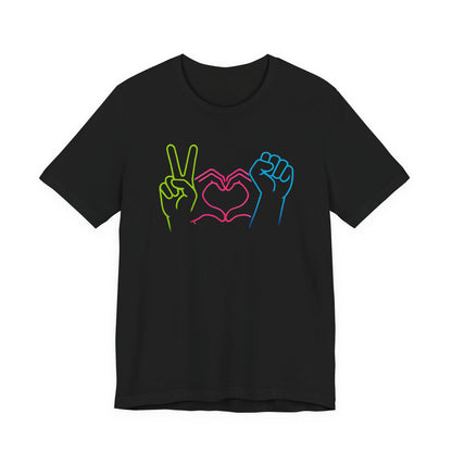 Unity Hands Tee - Peace, Love & Social Justice Shirt