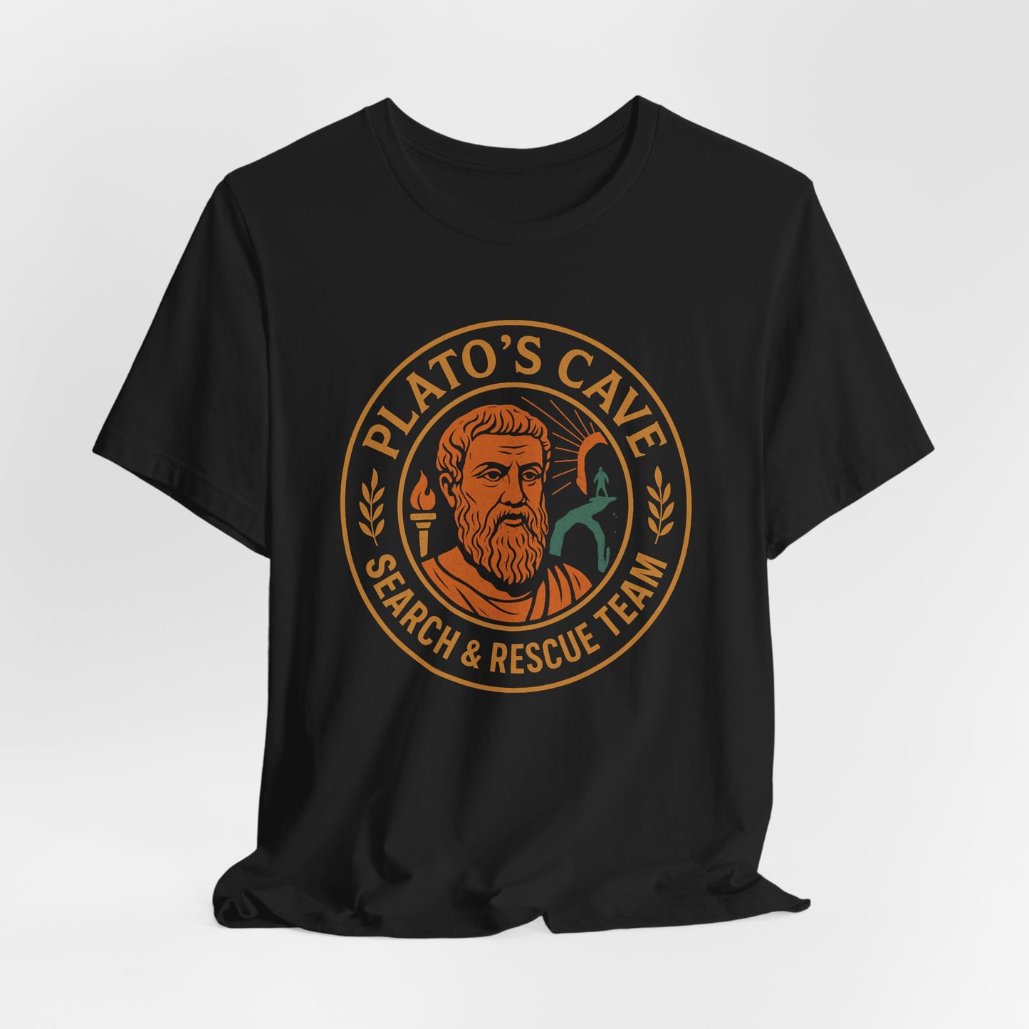 Plato's Cave Rescue Tee | Philosophy Humor Gift