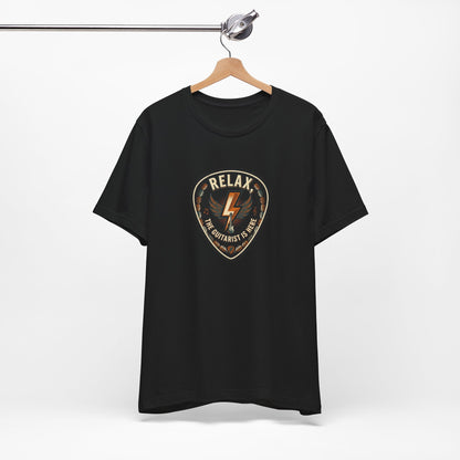 Relax Guitarist T-Shirt - Vintage Rock Music Gift Tee