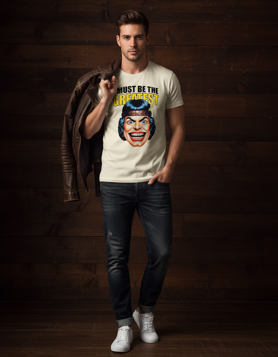I Must Be The Greatest Tee - Retro Funny Graphic T-Shirt