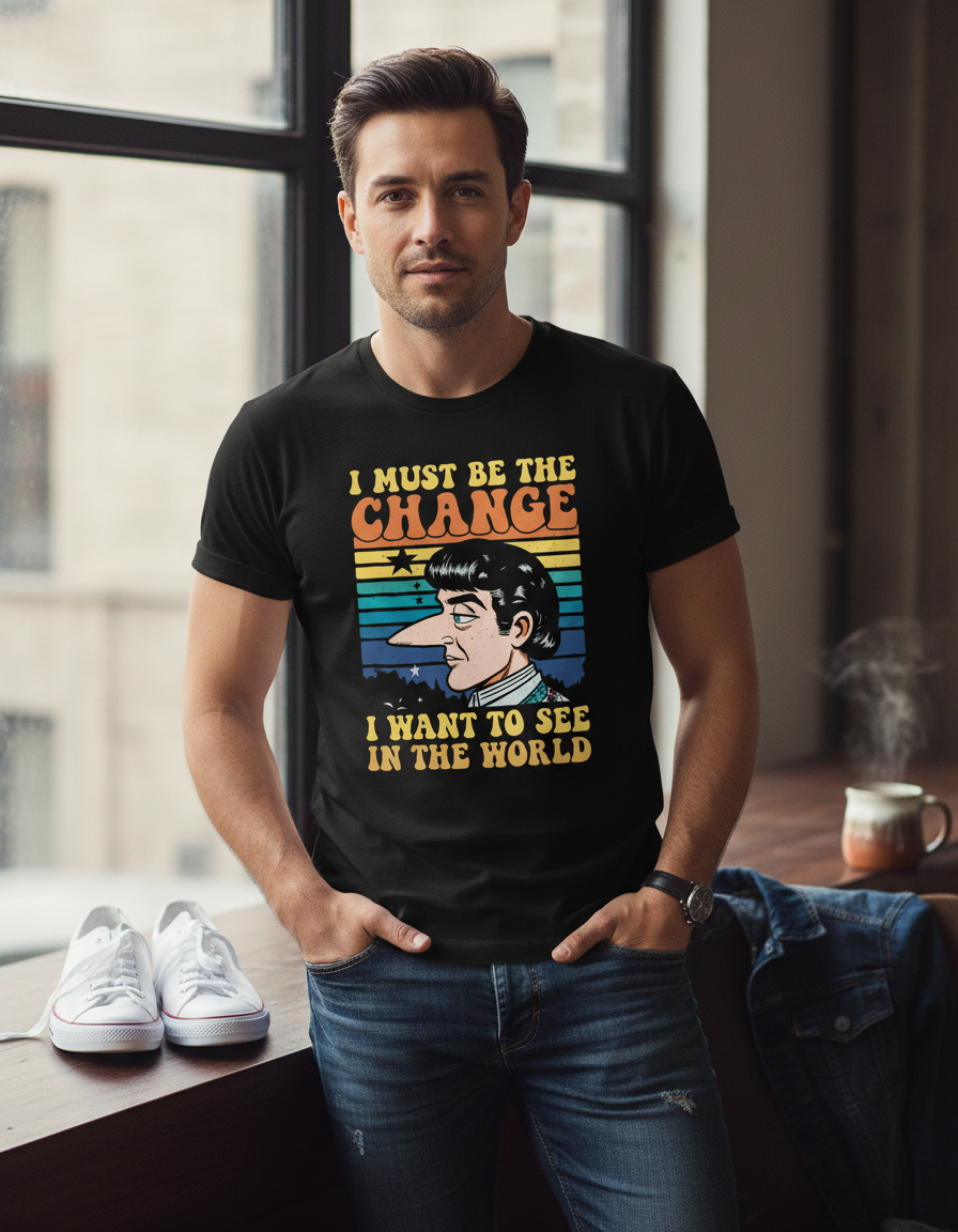 Pinocchio T-Shirt - Retro Inspirational Funny Graphic Tee