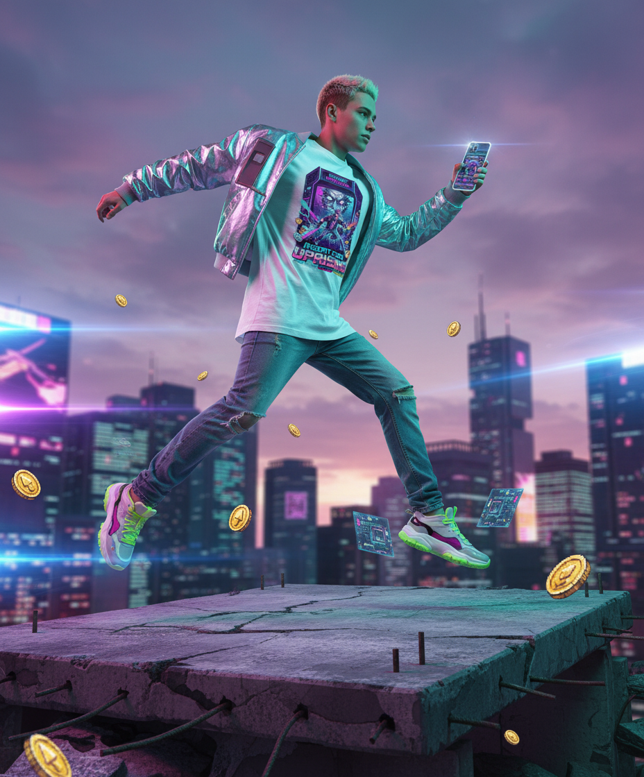 Retro Gamer T-Shirt - 80s Arcade Pixel Art Tee