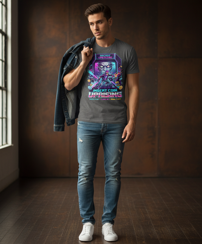 Retro Gamer T-Shirt - 80s Arcade Pixel Art Tee