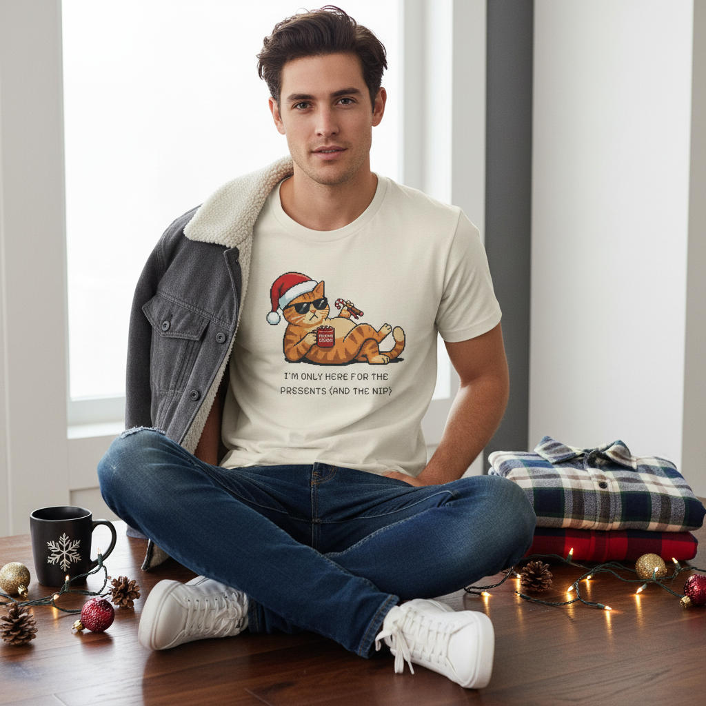 Grumpy Cat Christmas T-Shirt: Funny Holiday Tee