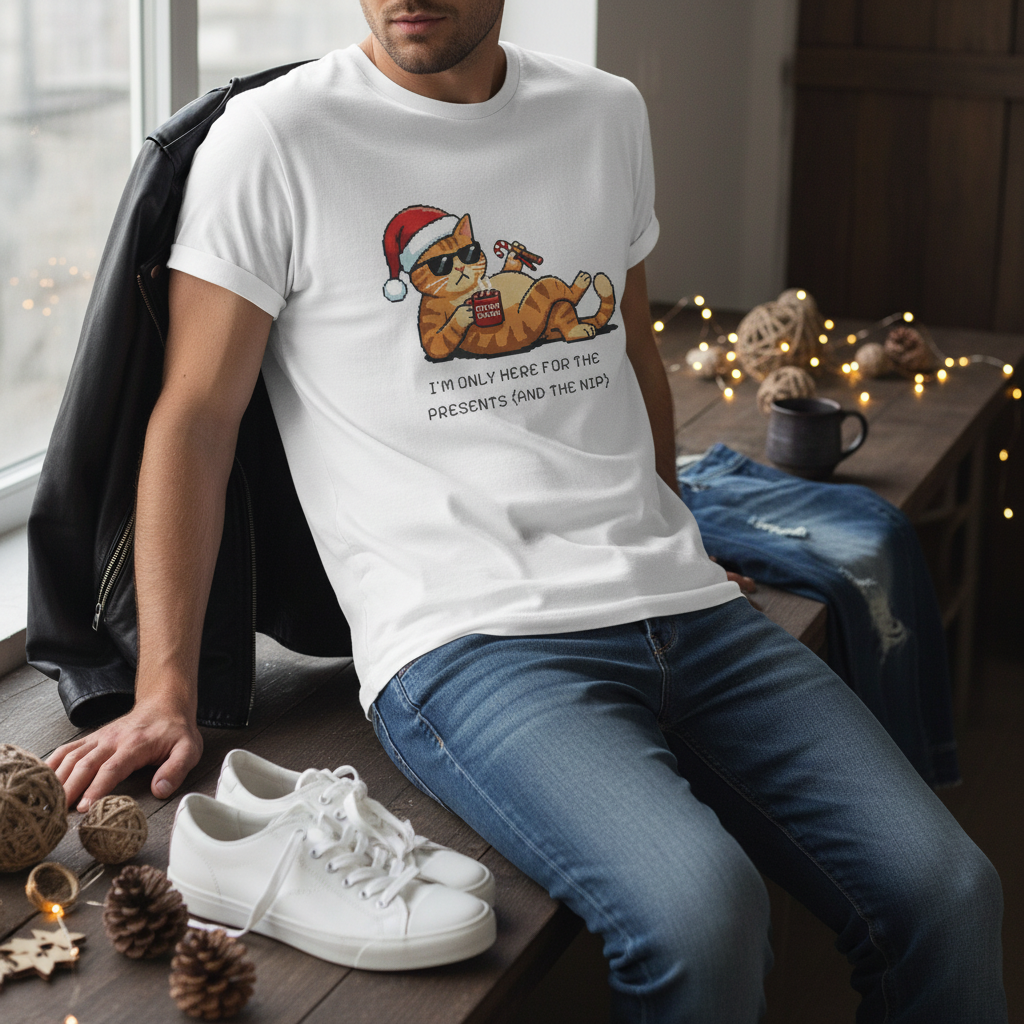 Grumpy Cat Christmas T-Shirt: Funny Holiday Tee