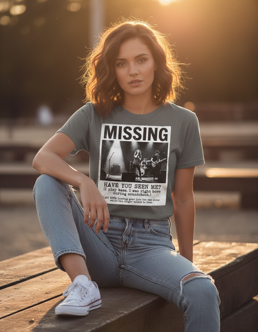 Missing Concert Tee - Vintage Rock Band Shirt