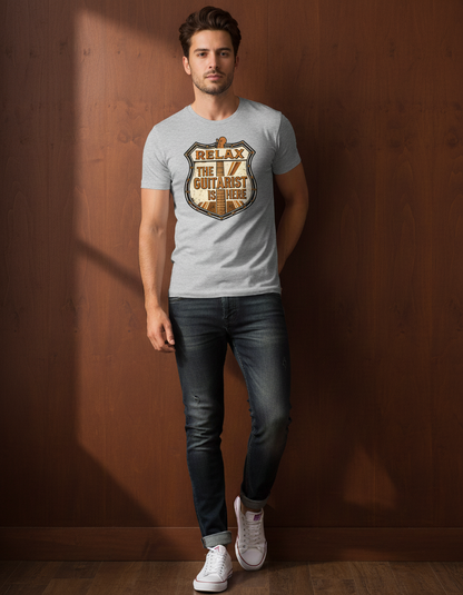 Relax Guitarist Tee - Music Lover Gift