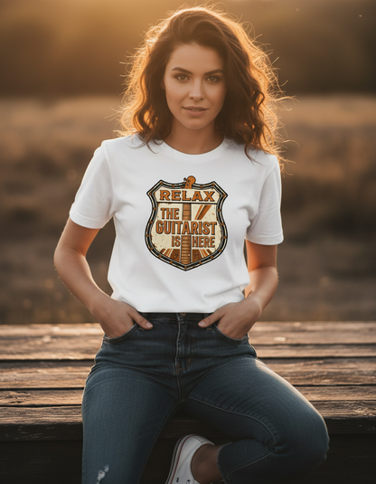 Relax Guitarist Tee - Music Lover Gift