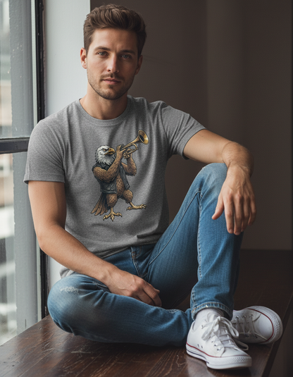 Eagle Trumpet T-Shirt - Vintage Jazz Music Tee