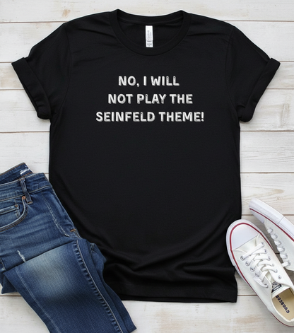 Seinfeld Theme Song Tee - Funny TV Show Fan T-Shirt