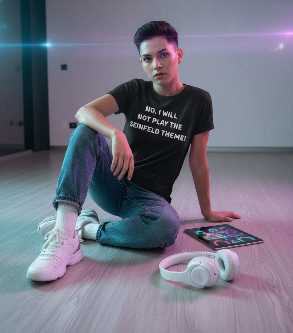 Seinfeld Theme Song Tee - Funny TV Show Fan T-Shirt