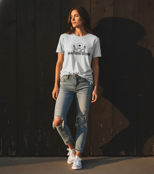 Trumpet Skull Heavy Metal Tee - Rock Music Band T-Shirt