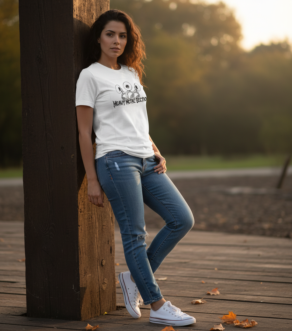 Trumpet Skull Heavy Metal Tee - Rock Music Band T-Shirt