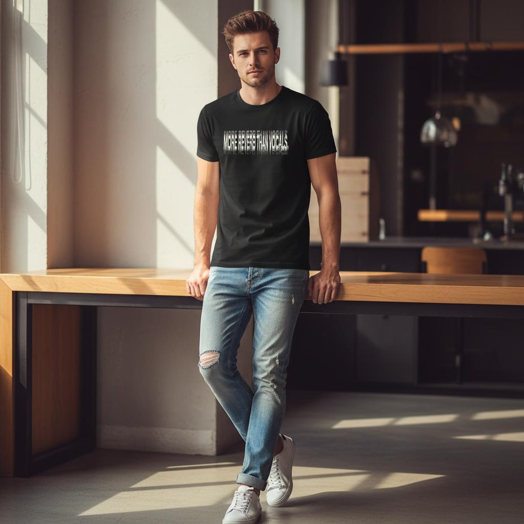 Reverb Obsessed Musician T-Shirt - Guitarist Gift Tee