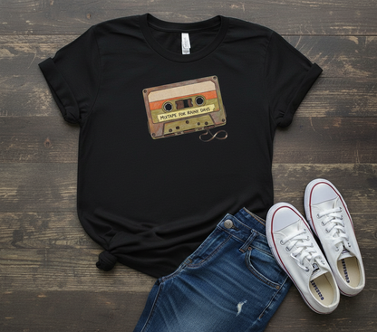 Retro Cassette Tape T-Shirt - Vintage Music Lover Gift