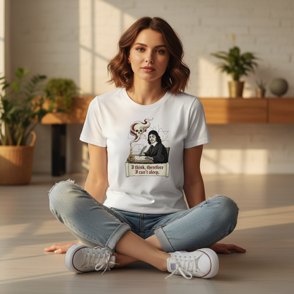 Philosopher Skull T-Shirt - Funny Gift for Thinkers