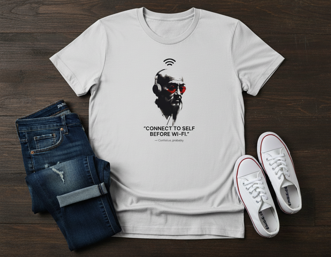 Connect to Self T-Shirt - Mindfulness Gift for Everyone
