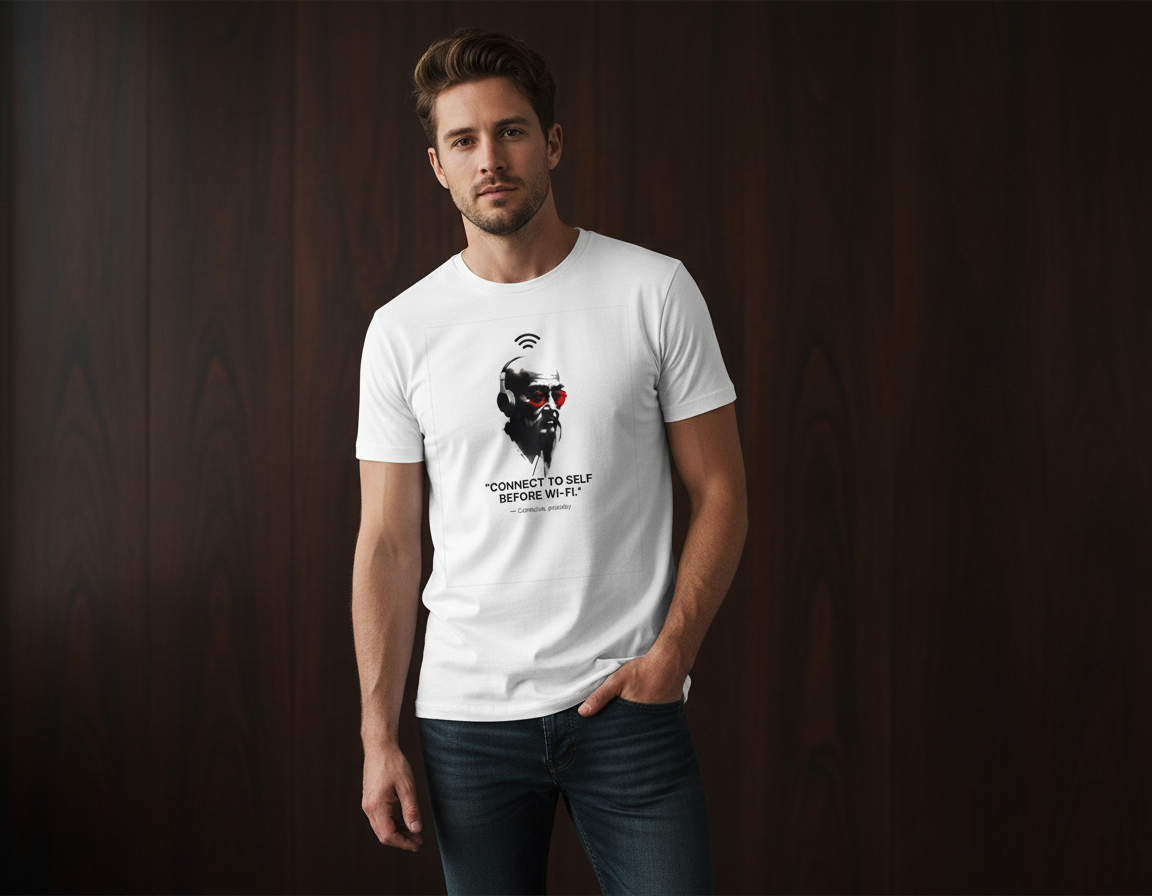 Connect to Self T-Shirt - Mindfulness Gift for Everyone
