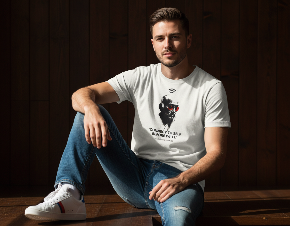 Connect to Self T-Shirt - Mindfulness Gift for Everyone