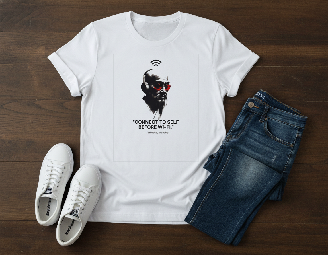 Connect to Self T-Shirt - Mindfulness Gift for Everyone