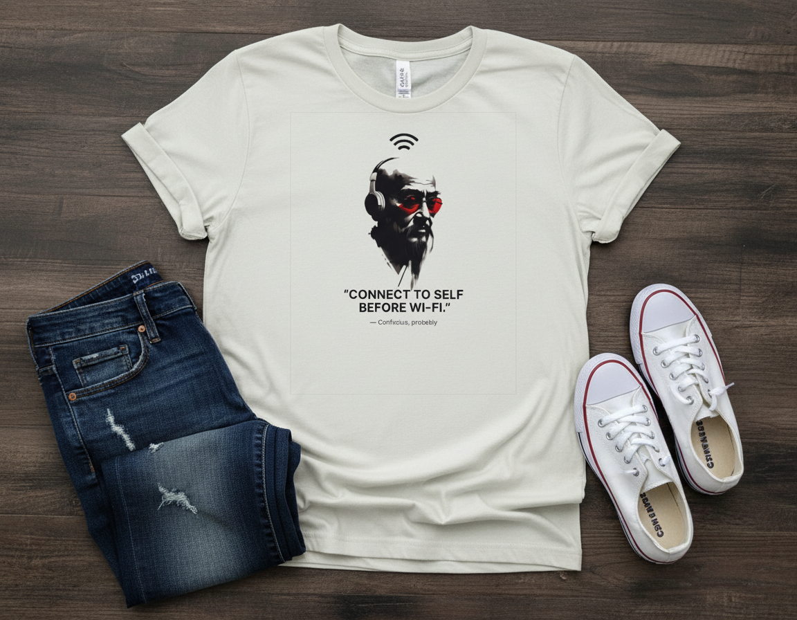 Connect to Self T-Shirt - Mindfulness Gift for Everyone