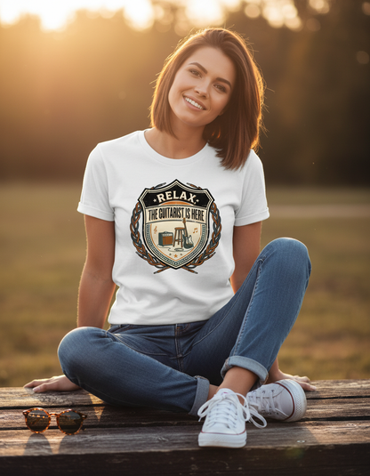 Relax Guitarist T-Shirt - Music Lover Gift Tee