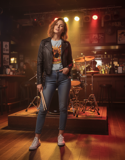 Drummers Hit Different Retro Drum Set T-Shirt - Musician Gift