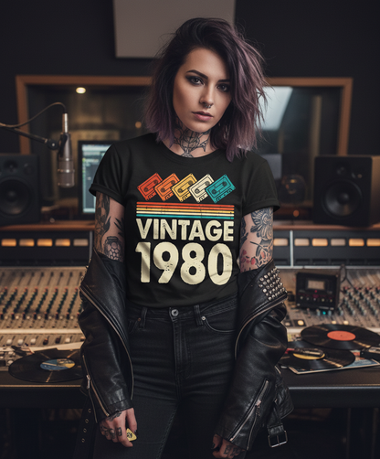 Vintage Mixtape T-Shirt - 80s Music Lover Gift