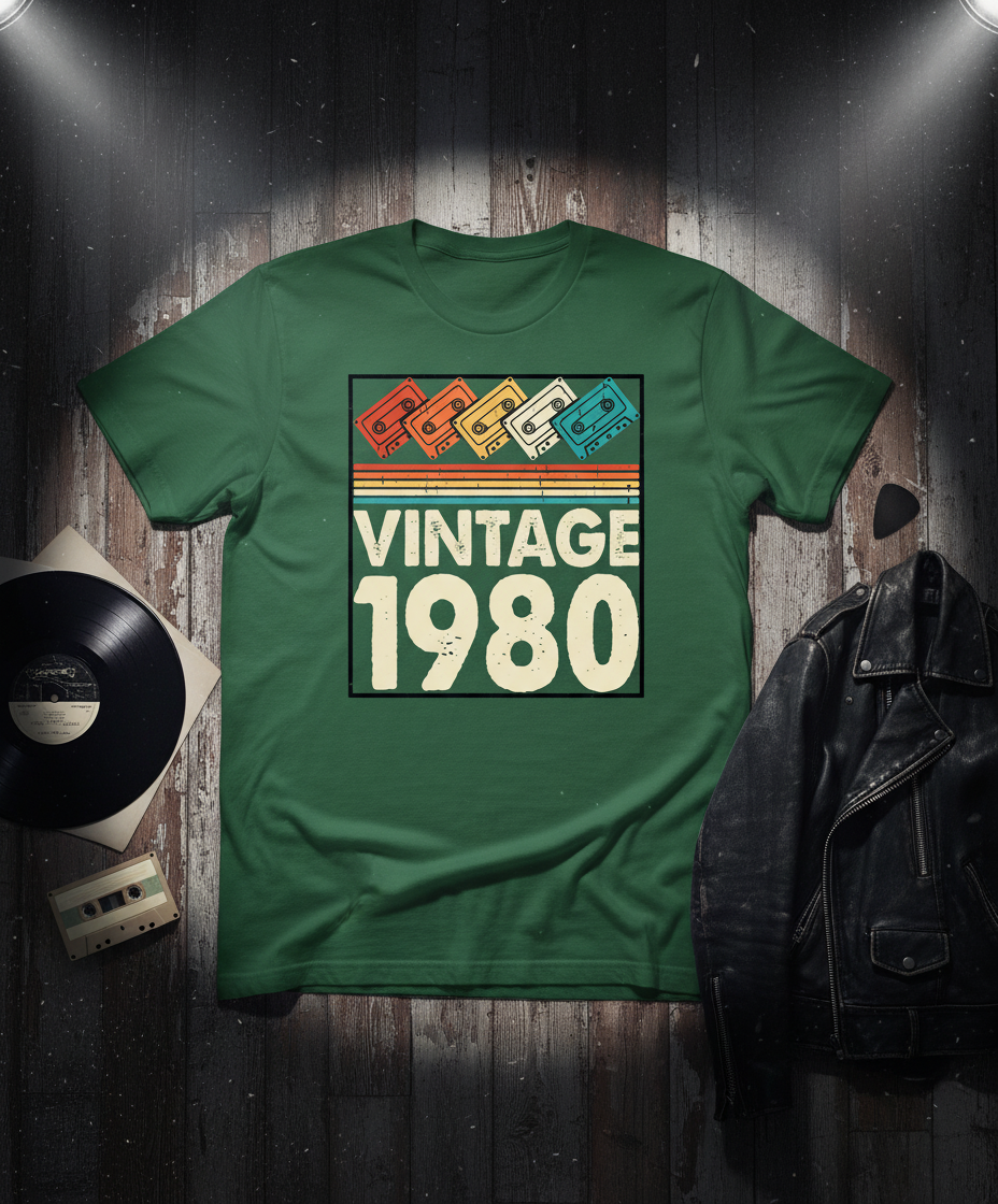 Vintage Mixtape T-Shirt - 80s Music Lover Gift